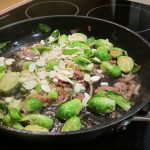 Brussel sprouts and bacon